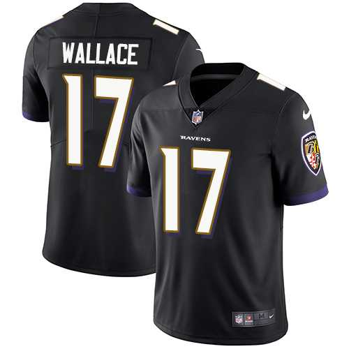 Nike Baltimore Ravens #17 Mike Wallace Black Alternate NFL Vapor Untouchable Limited Jersey,We sell and wholesale Nike Baltimore Ravens #17 Mike Wallace Black Alternate NFL Vapor Untouchable Limited Jersey on line form chian!